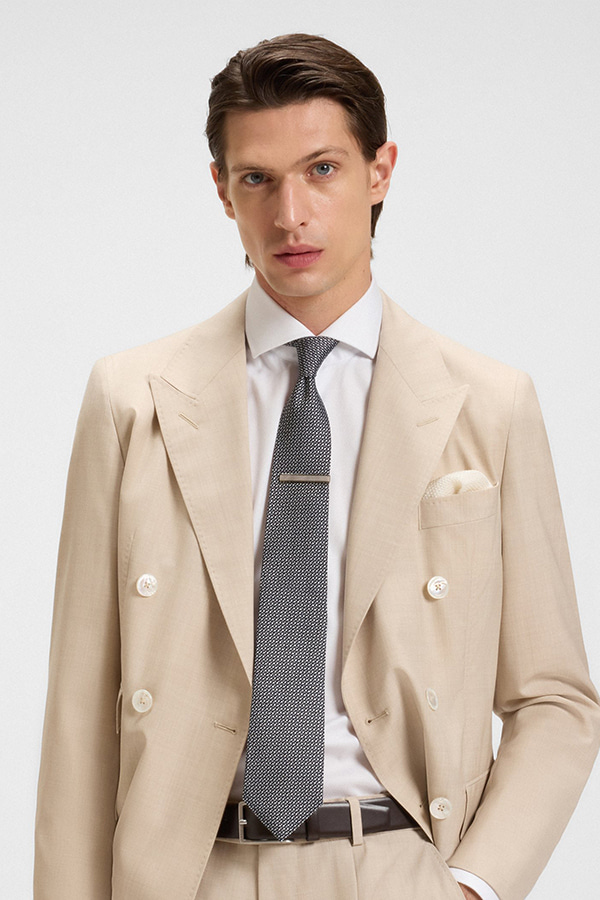 ΓΡΑΒΑΤΑ BOSS CAMEL - 404 ΜΠΛΕ